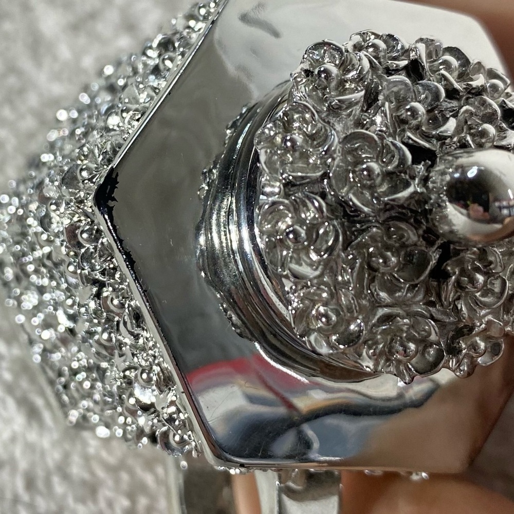 5/$35 Moda Argenti Silver Coated Decorative Hexagonal Teapot - Picture 10 of 12